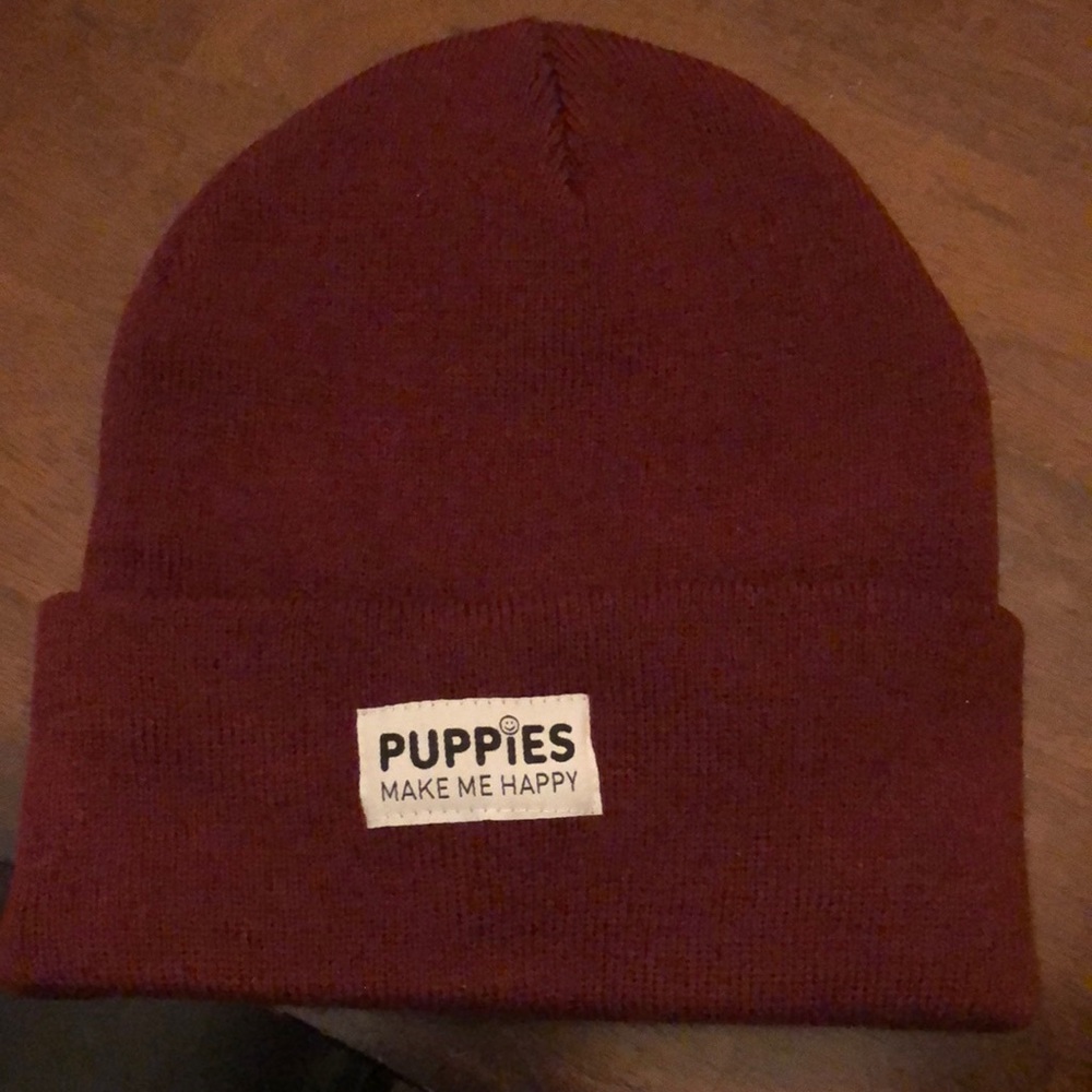 PUPPIES Make Me Happy Beanie